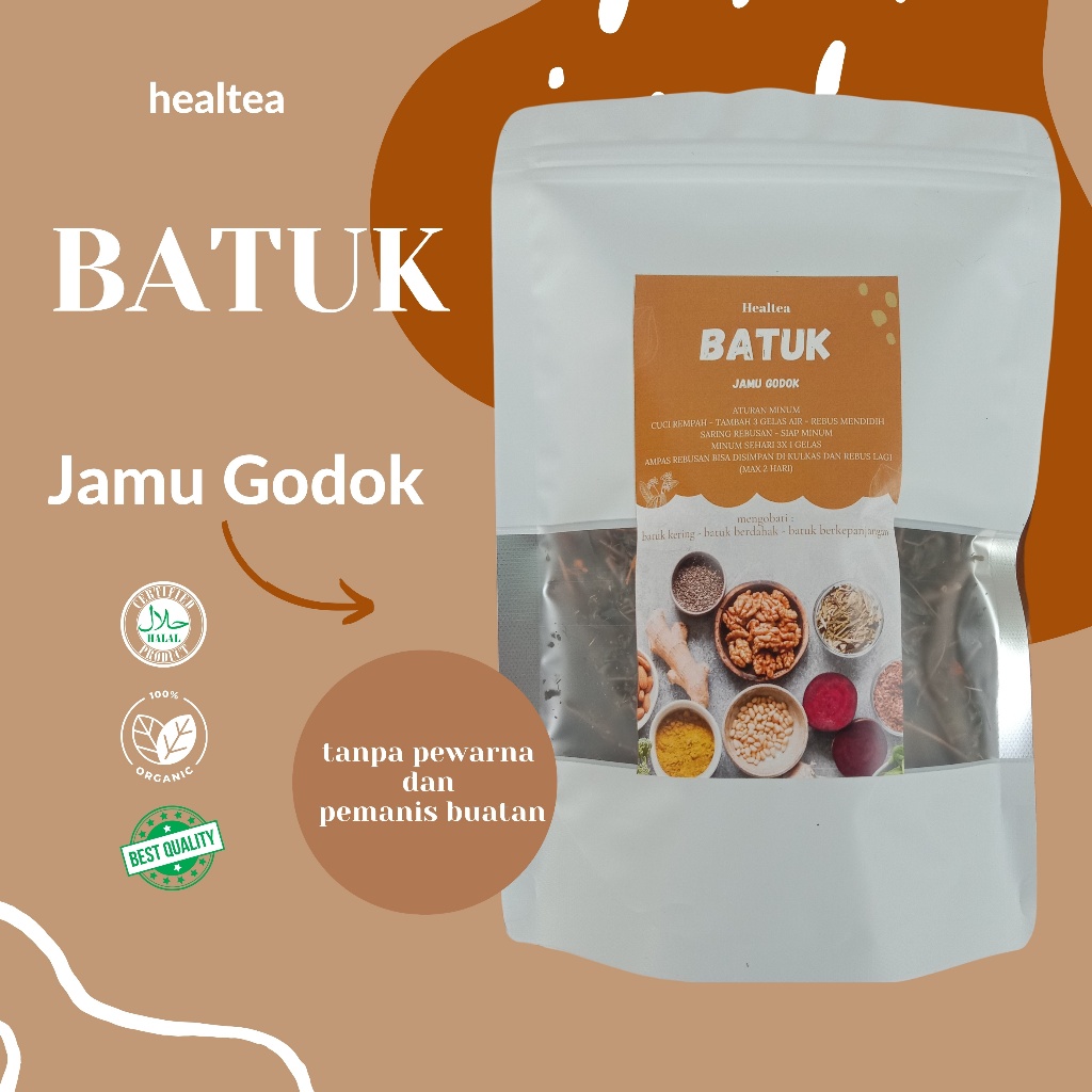 

BATUK jamu teh rempah herbal untuk batuk