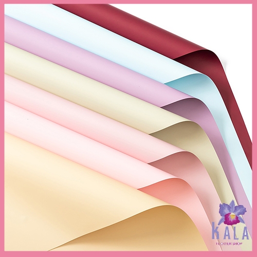 

Flower Wrapping Paper Kertas Buket Bunga Polos Cellophane Waterproof Fullcolor KB6120