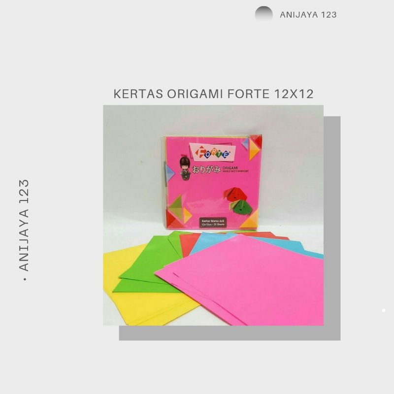 

KERTAS ORIGAMI MEREK FORTE UKURAN 12X12 1PCS