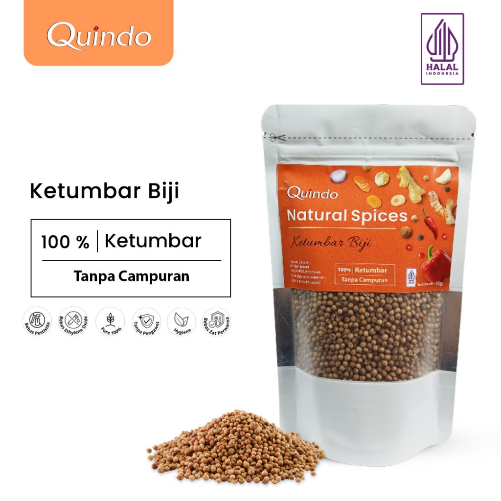 

Biji Ketumbar 50 gr ( standing pouch )