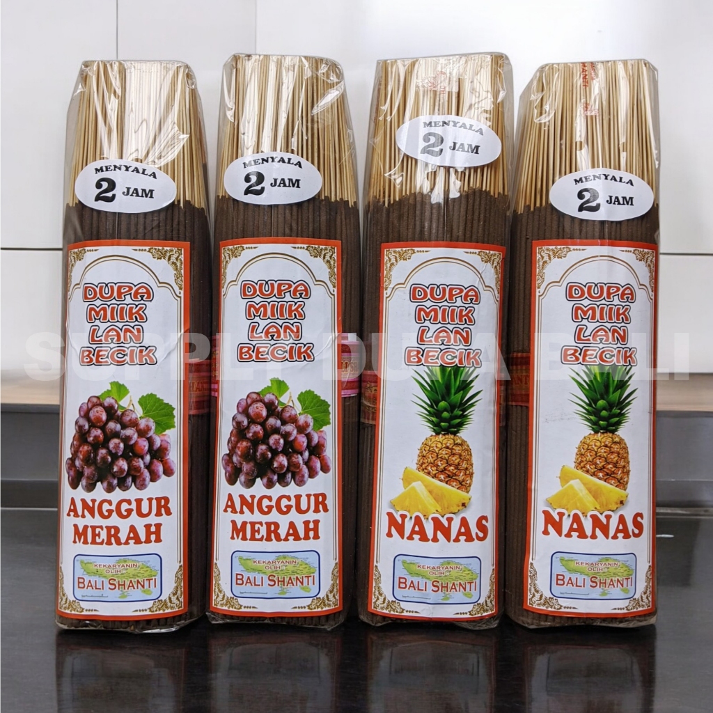 Dupa Miik Lan Becik Bali Shanti 2 Jam Dupa herbal aromaterapy Tahan Lama Dupa Cap Becik