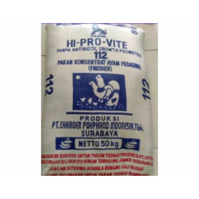 Pakan Konsentrat Ayam Pedaging PKH - 112 kemasan 1kg repack