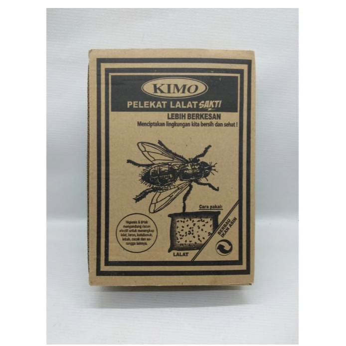 LEM LALAT KERTAS COKLAT LEM PERANGKAP LALAT LEM KECOA CICAK KUTU BUSUK LARON