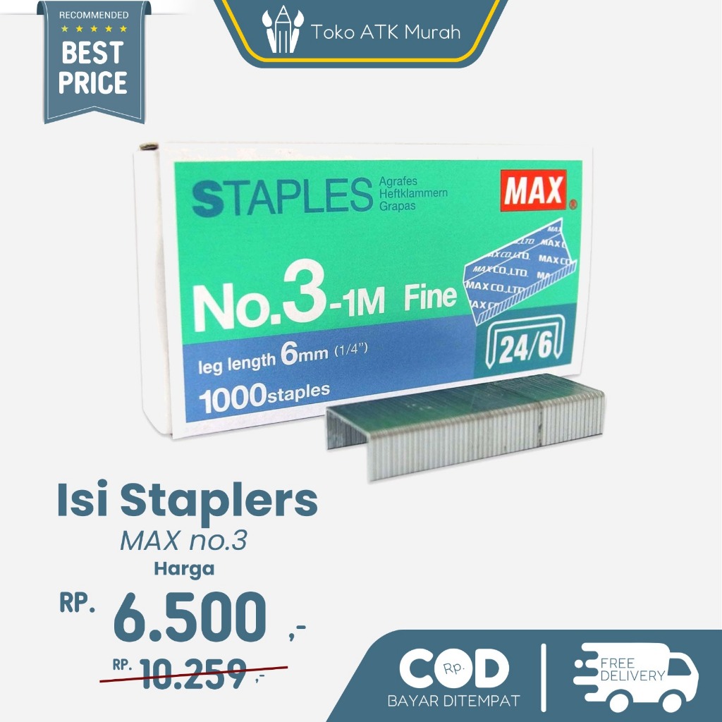 

Isi Staplers MAX no.3/MAX Isi Staplers no.3