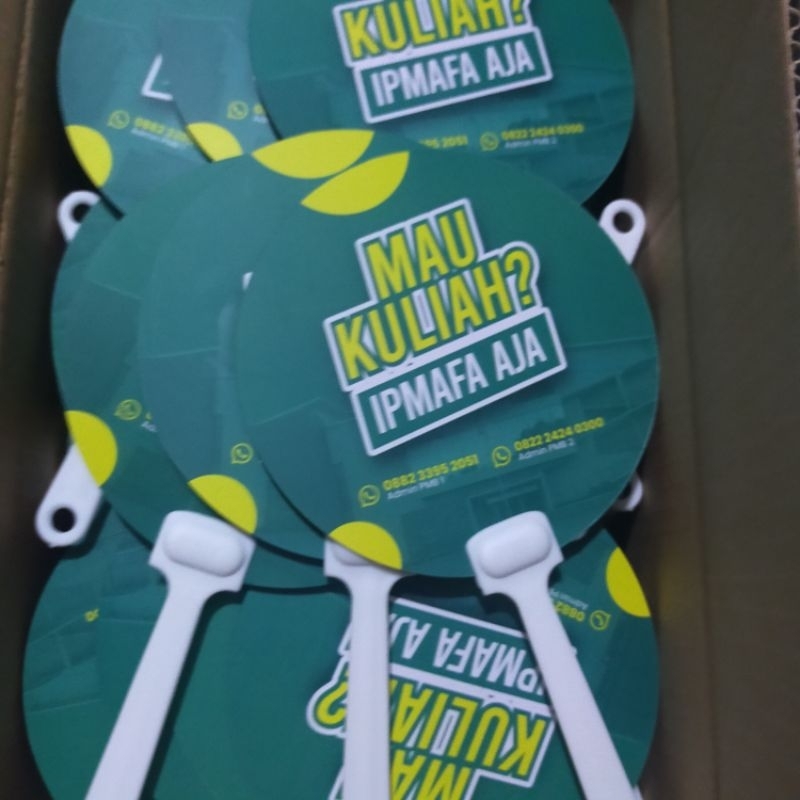Kipas Tangan 2 Sisi Custom Ac310gsm