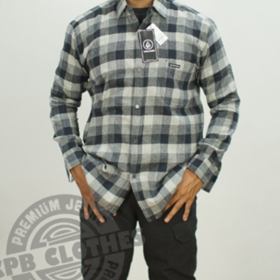 Volcom Kemeja Flanel Lengan Panjang Pria Original Reguler Menstyle 120511