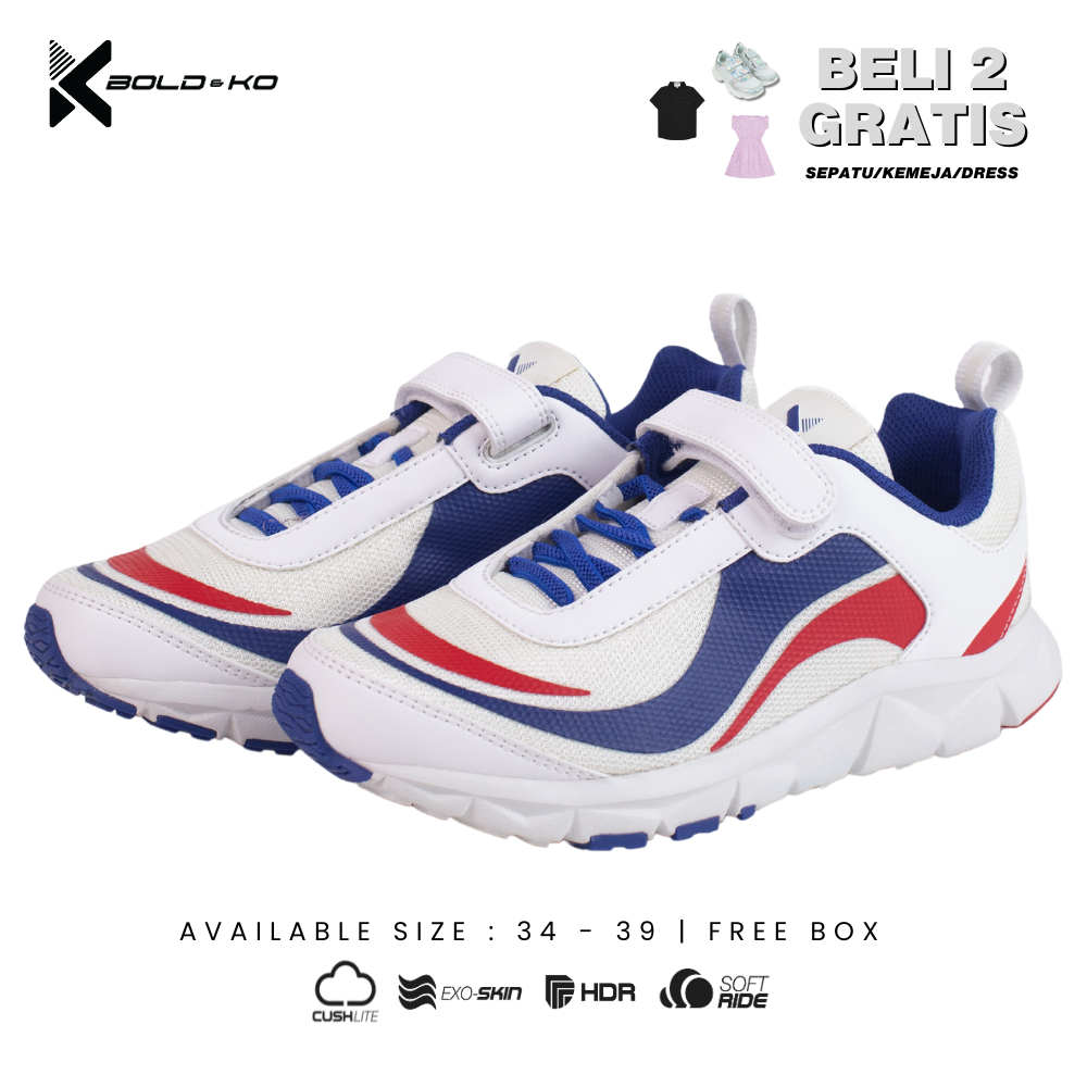 BOLD&KO BK Velocity TurboX  99 Series Phantom Mix / Sepatu Anak Laki-laki / Perempuan / Sneaker Anak