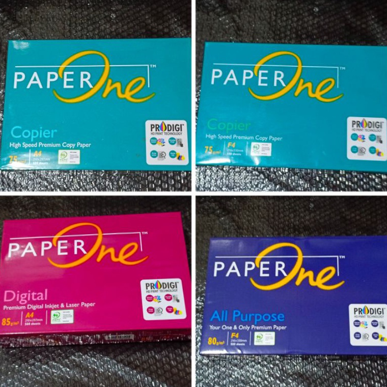 

KODE PRODUK 9TDBK8536 KERTAS HVS A4 PAPERONE PAPER ONE A4F4 75GR885GR PRINT FOTOCOPY 1 RIM