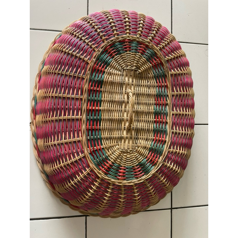 Tudung saji rotan warna/tutup saji