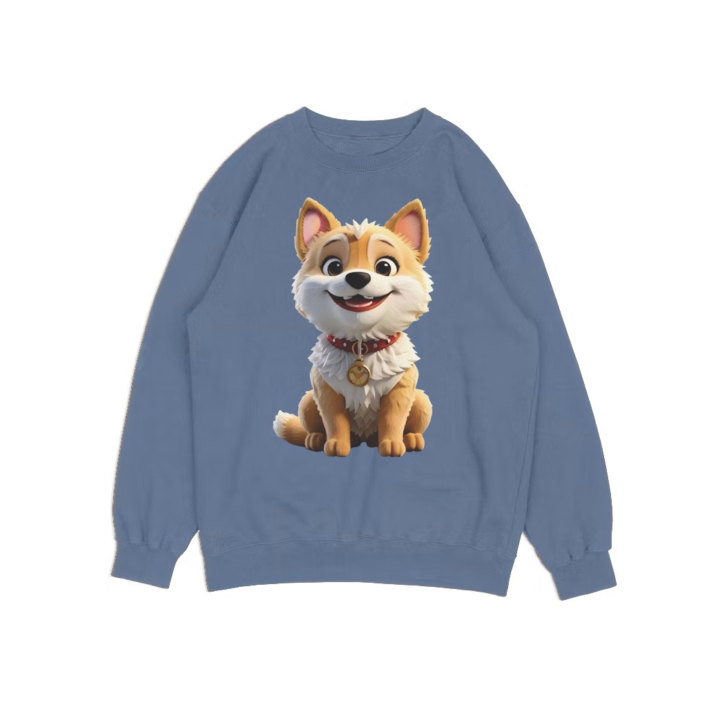 BAJU CREWNECK / SWEATSHIRT PRIA DOGGY / BAJU DISTRO CETAK DTF