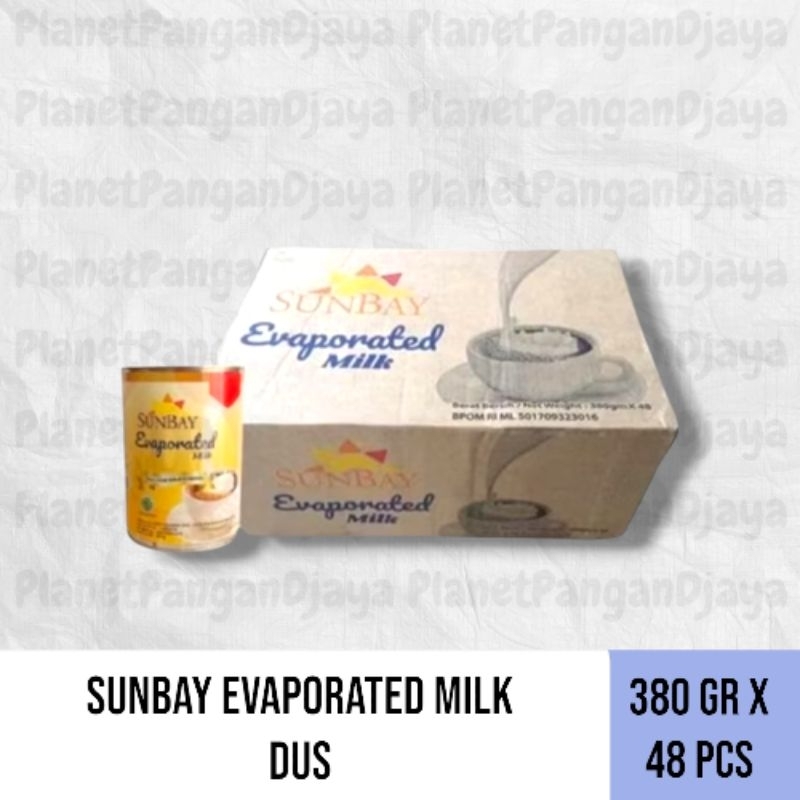 

Susu Evaporasi Sunbay 380 Gr 1 Dus Isi 48 Pcs