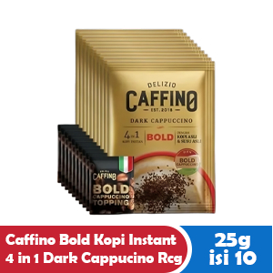 

CAFFINO bold kopi instan 4 in 1 dark cappucino / rcg 10x25g