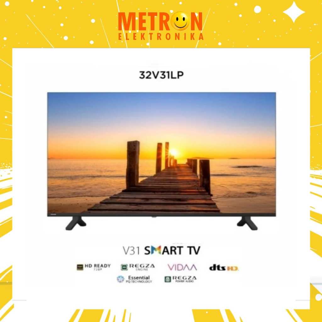 TOSHIBA 32 V 31 LP - DIGITAL DVB T2 LED TV HD SMART TV NETFLIX 32 IN + USB