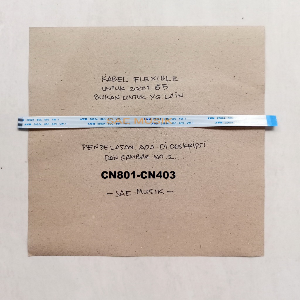 Kabel flexibel flexible efek gitar zoom G5 kade CN801-CN403