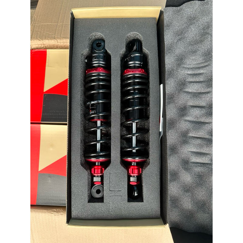 skok KTC non tabung click rebound RAZOR PRO warna black red ready ukuran 280 320 340