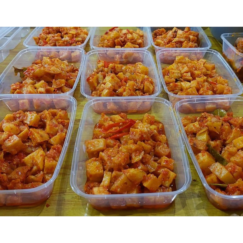 

Kentang sambal balado 250 gram frozen