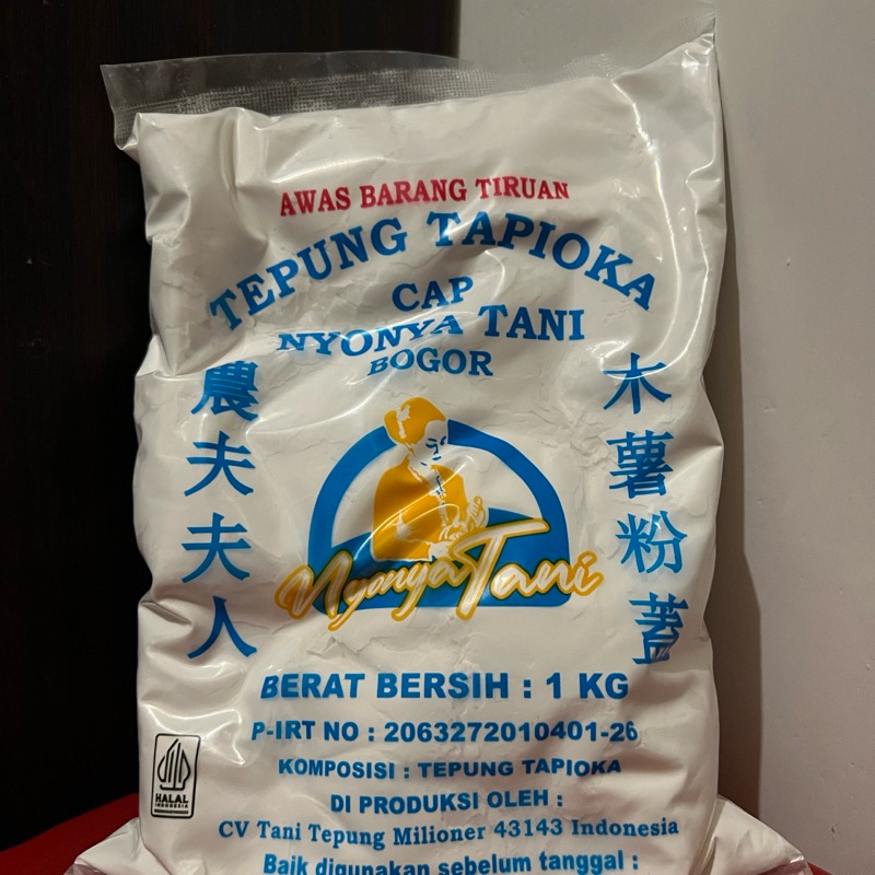 

Tepung Tapioka cap NYONYA TANI 1kg