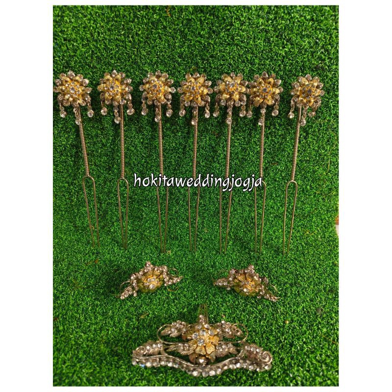 Satuset Perhiasan Jawa Solo Minimalis Mentul 7 / Perhiasan Pengantin