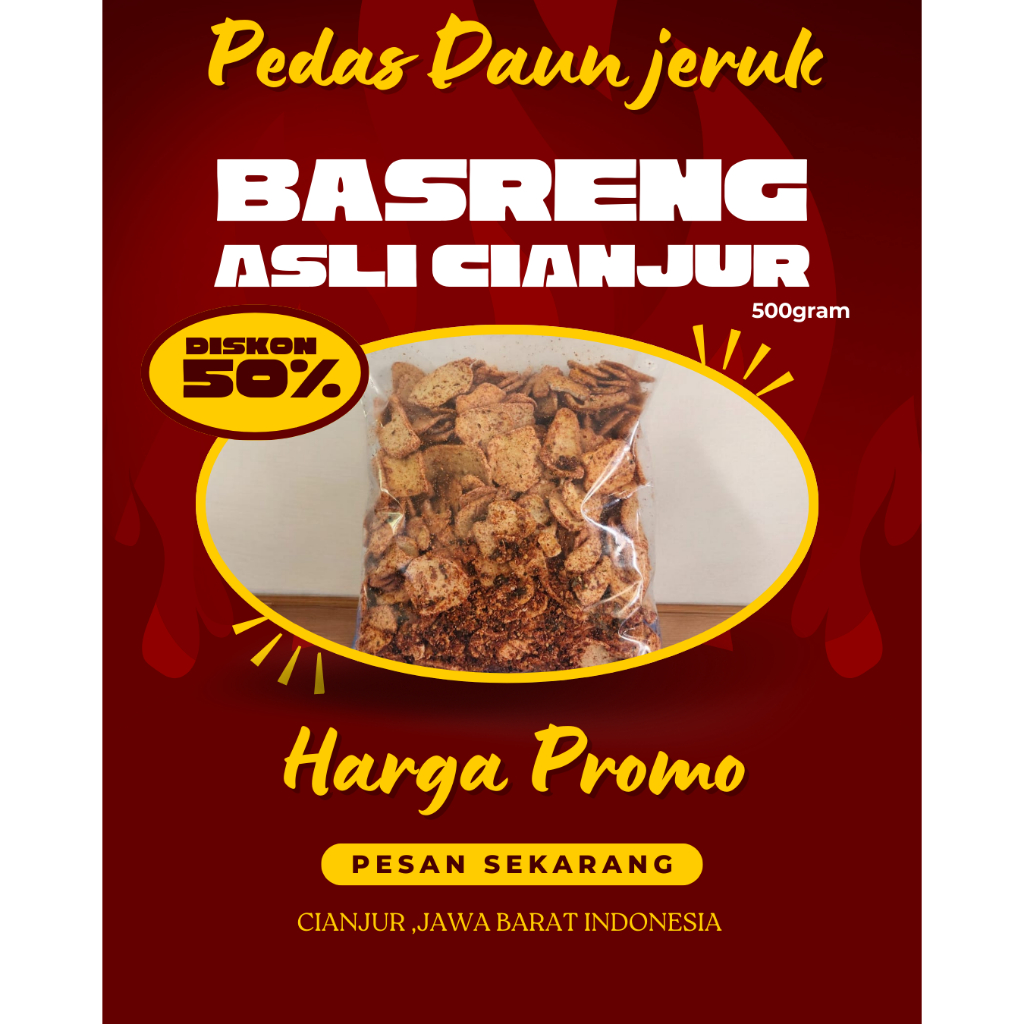 

Basreng Viral Cianjur Pedas daun jeruk