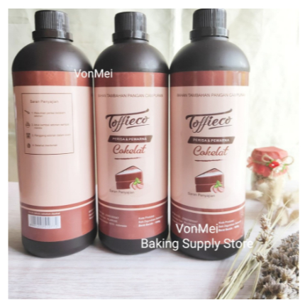 

TOFFIECO Chocolate Paste Perisa Pasta Coklat 1000 gr 1 KG Wangi