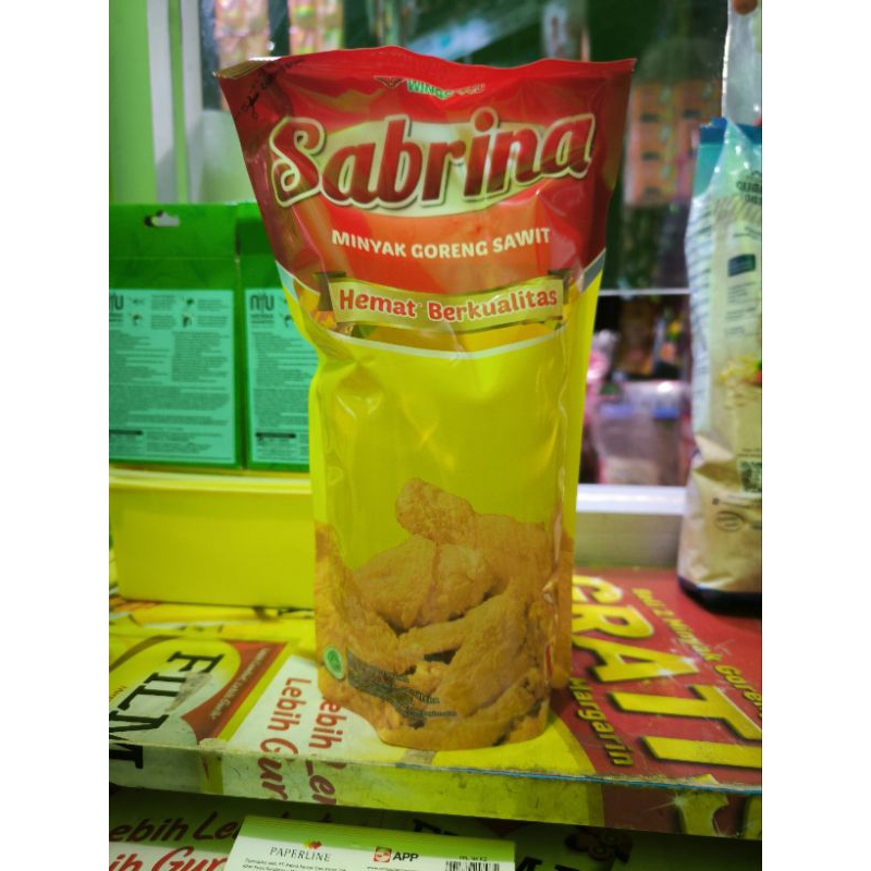 

Sabrina Minyak Goreng Minyak Goreng Sawit 1 Liter