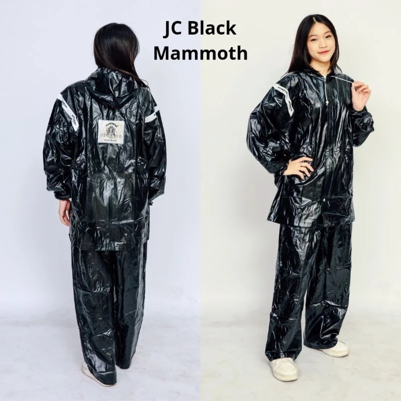 Jas hujan BLACK Jaket Celana MAMMOTH