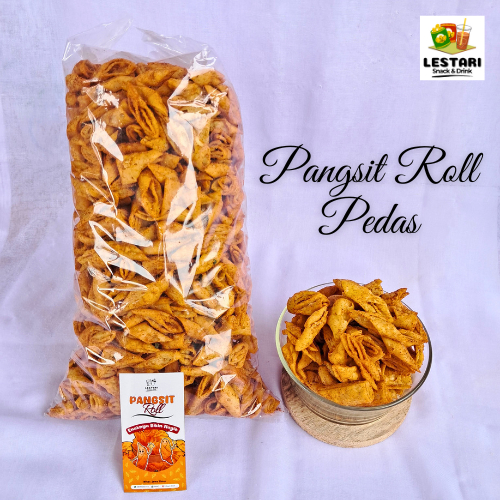 

[LESTARI Snadi] Pangsit Roll Pedas 500 gram Snack Camilan Makanan Ringan