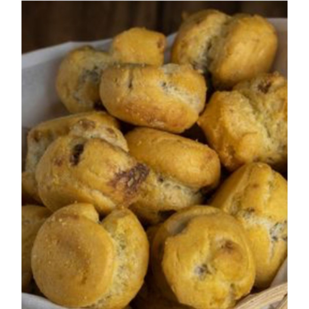 

Soes Mini Coklat Keju Kering