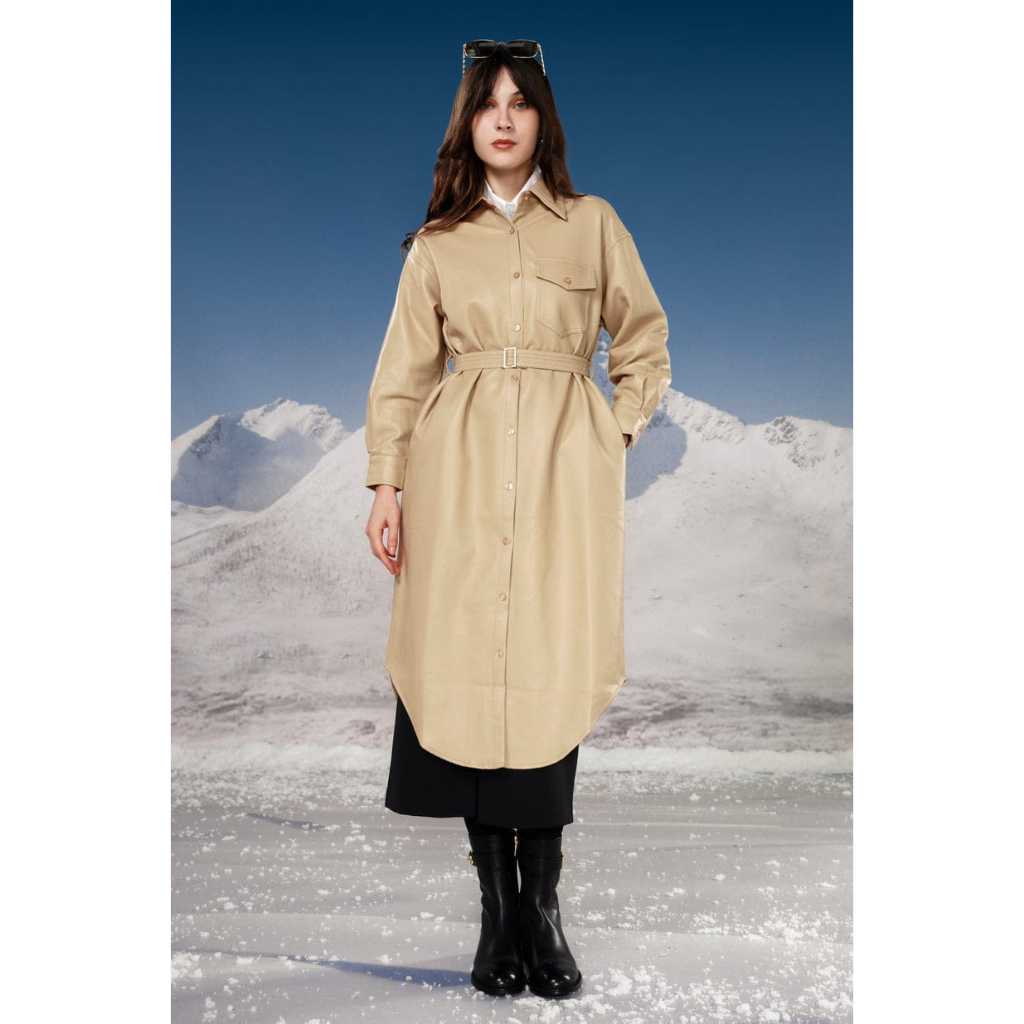 BROOKLYN LEATHER SHIRT - BENANG JARUM