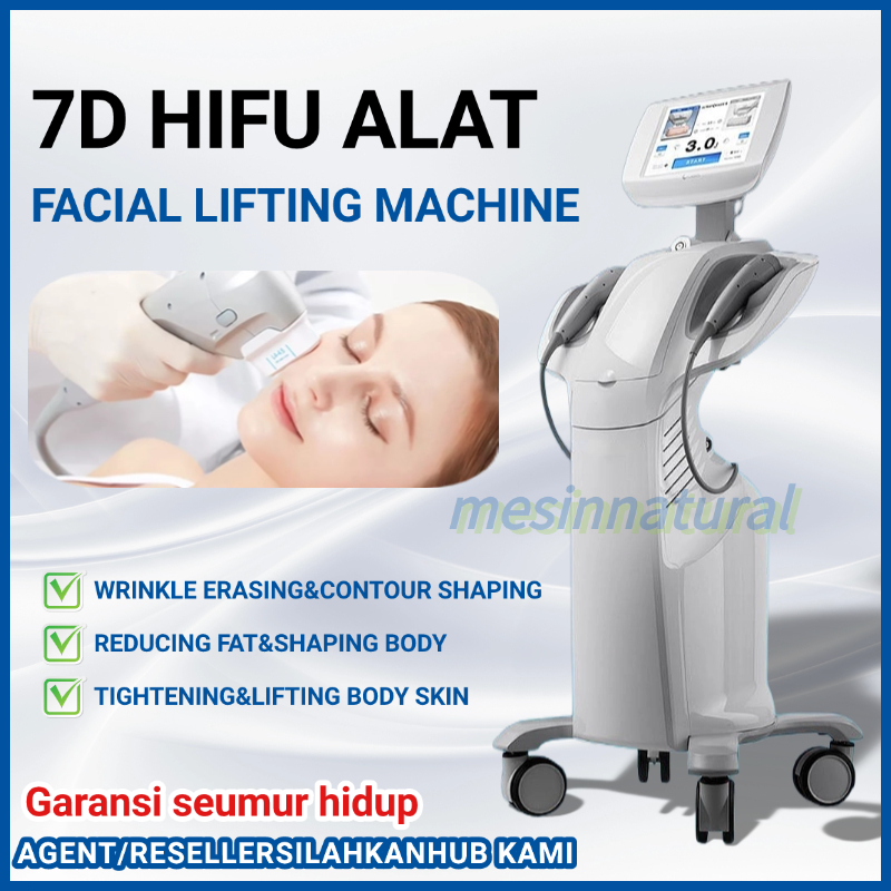 [Ready]7D hifu alat clinic kecantikan alat hifu wajah alat korean beauty machine skin hifu treatment