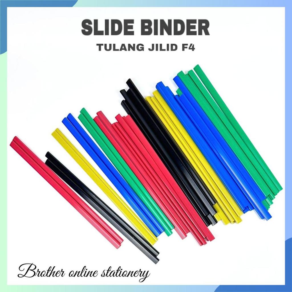 

BOS Paper Slide Binder CARPENTER F4 Folio 6mm/Tulang Jilid Kertas