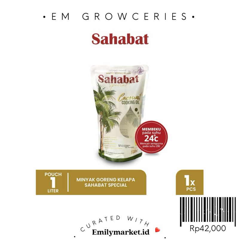 

Sahabat Special Minyak Goreng Kelapa / Coconut Cooking Oil (Pilih Varian)