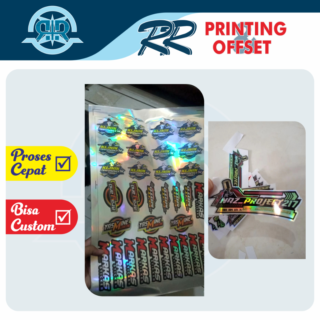 

CETAK STIKER HOLOGRAM A3+ BEBAS GAMBAR / BEBAS REQUEST SESUKA HATI MURAH WAH KISCUT