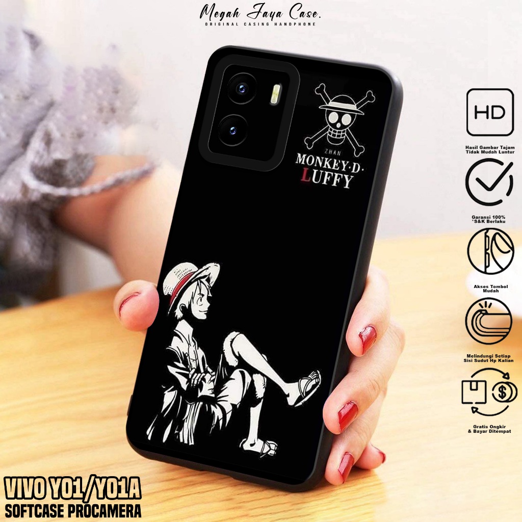 Softcase VIVO Y01 / Y01A - Case Hp VIVO Y01A / Y016 Motif OP - Casing Hp VIVO Y01 -  Silikon Hp VIVO