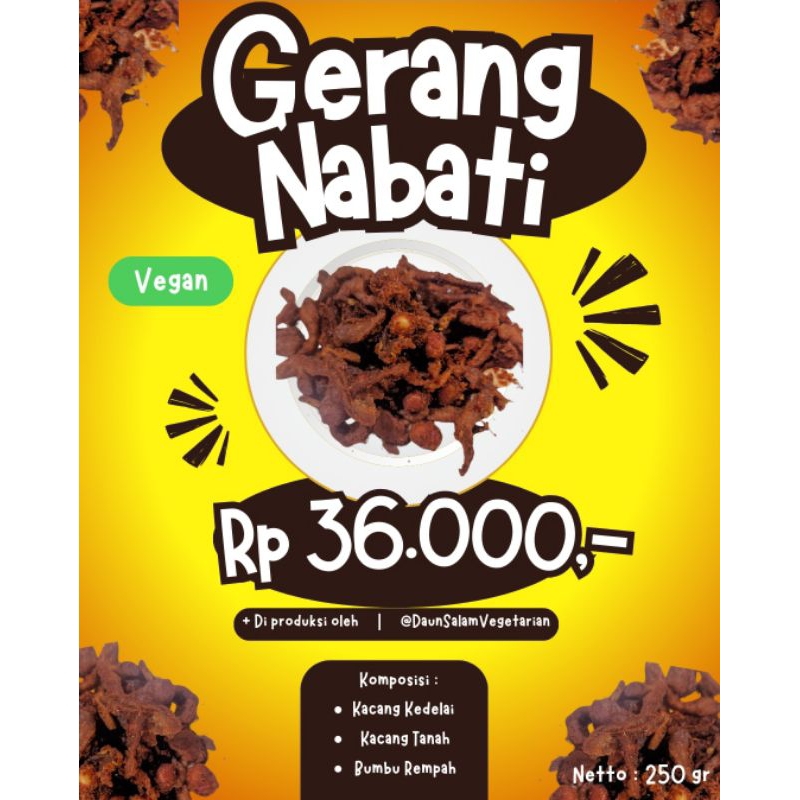 

Gerang Nabati Vegan