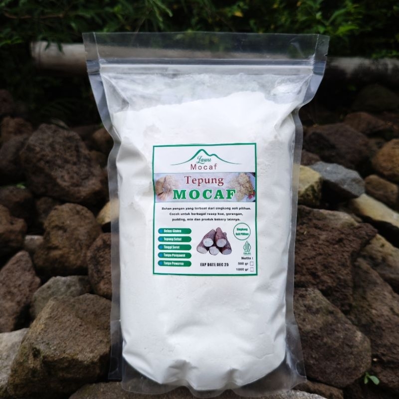 

Tepung Mocaf Lawu Mocaf Bebas Gluten 1kg Kemasan Baru Standing Pouch