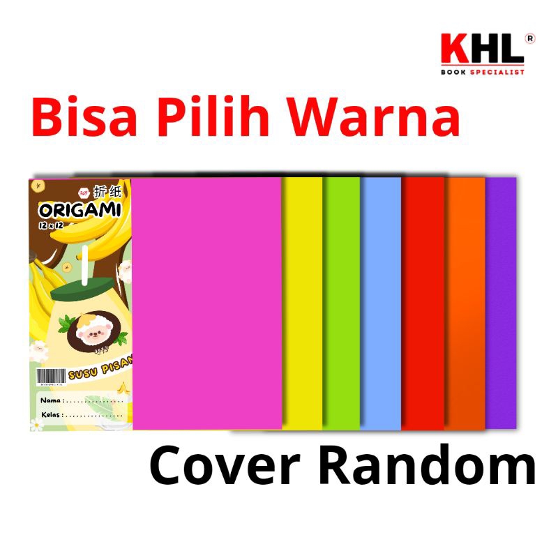 

KHL Bisa PilihWarna Cover Random Origami / Kertas Lipat 14 x 14