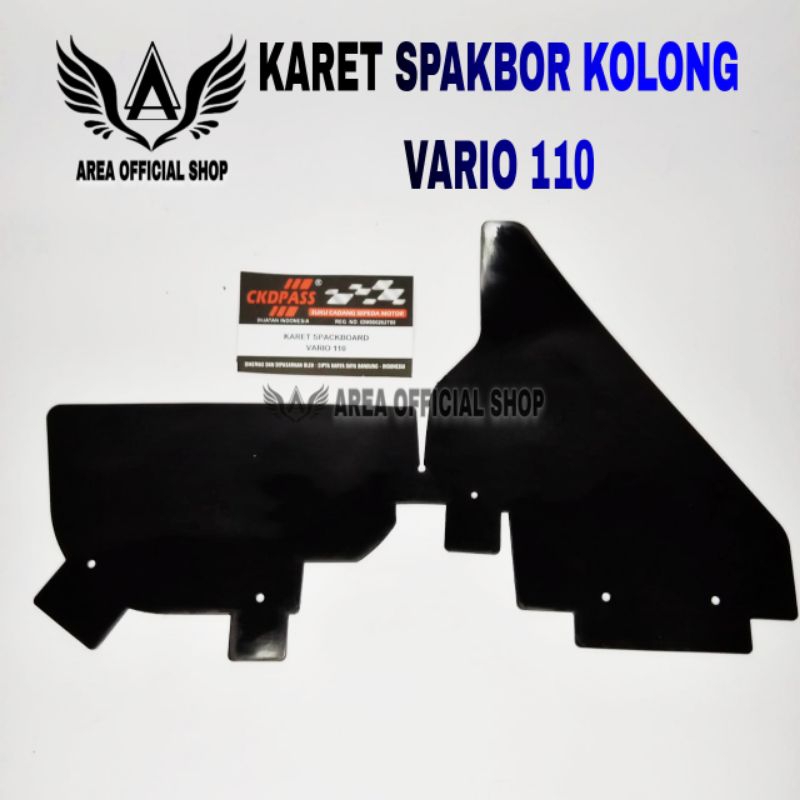 FLAP KARET/KARET LUMPUR SPAKBOR KOLONG BELAKANG VARIO 110 KARBU LAMA OLD TECHNO