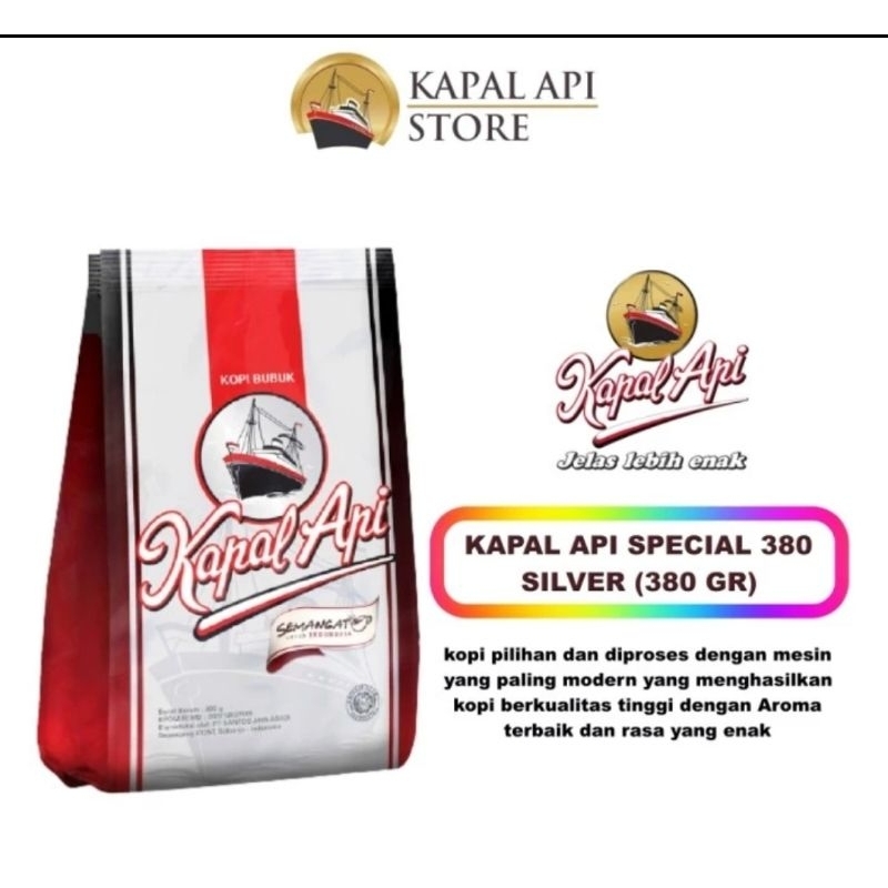 

Kopi instan Bubuk Kapal Api Silver