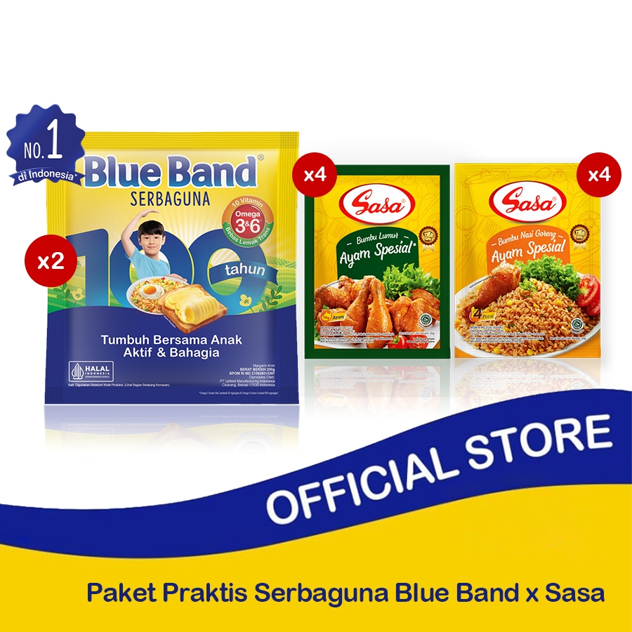 

Paket Praktis Serbaguna Blue Band x Sasa