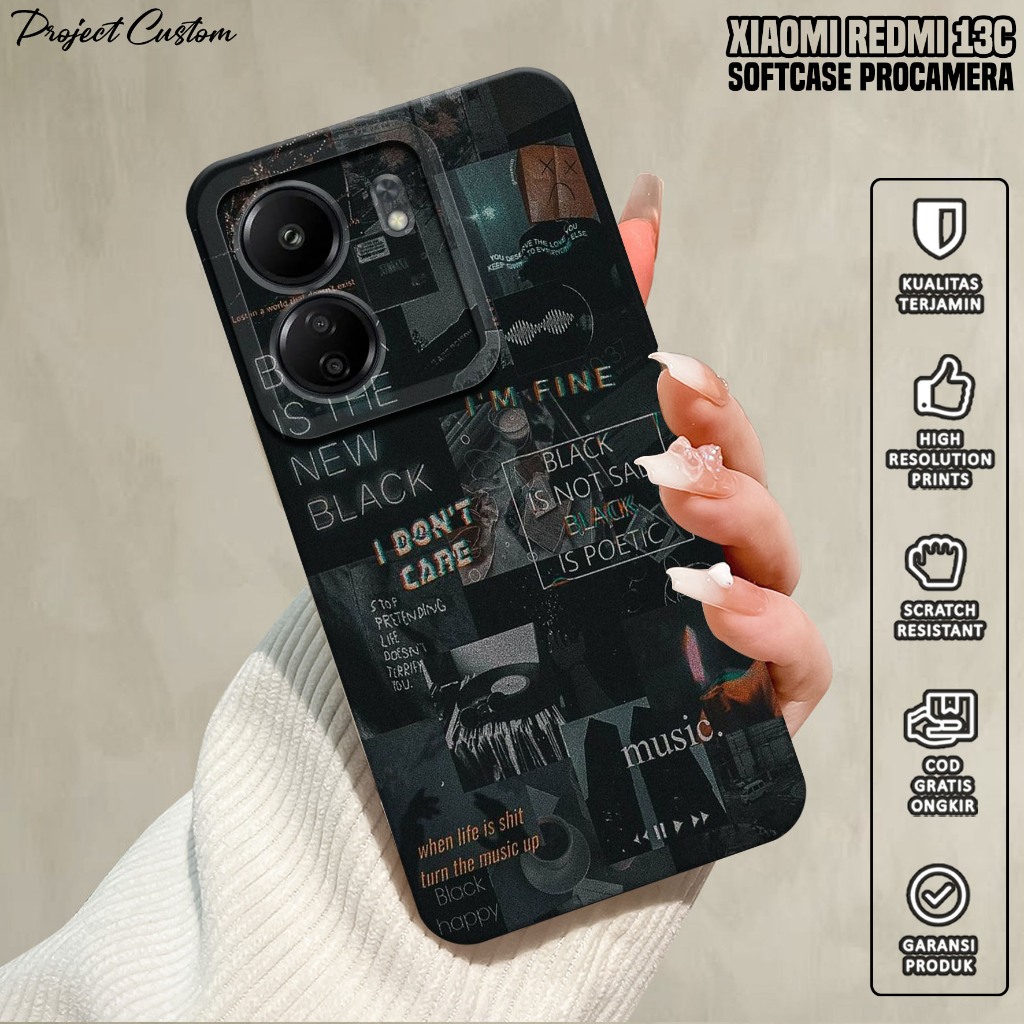 Softcase Xiaomi Redmi 13C - Case Hp Xiaomi Redmi 13C ( AESTH ) Silikon Hp Xiaomi Redmi 13C - Casing 
