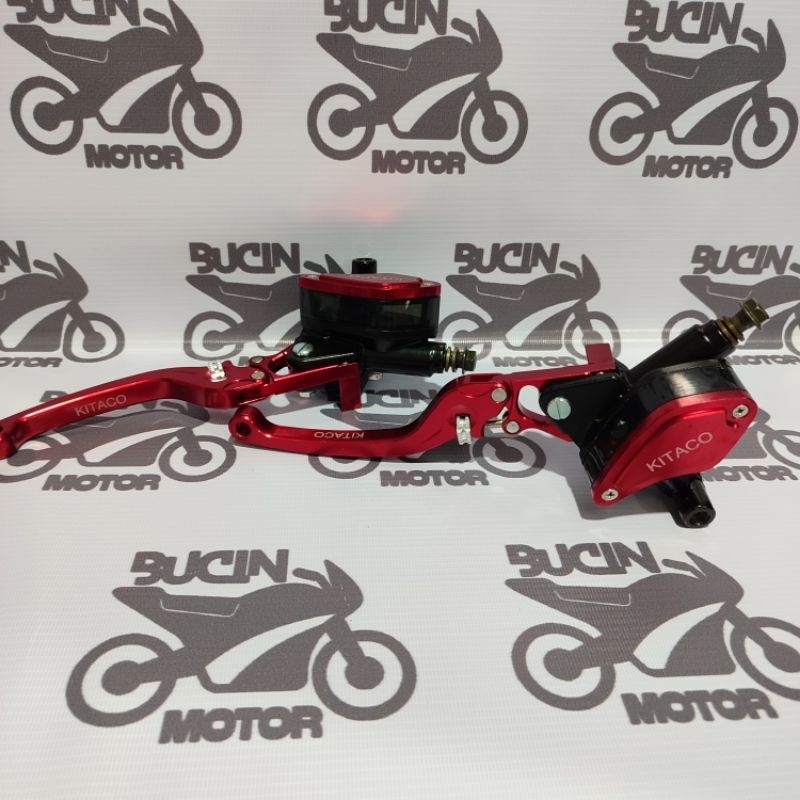 HANDLE MASTER REM KITACO TABUNG OVAL KOMPLIT HANDLE REM KANAN KIRI 2 TABUNG OVAL NMAX PCX VARIO 160 