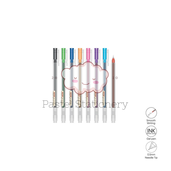 

Color Gel Pen Joyko GPC-372 0.5mm - Pulpen Pena Bolpen Warna 0,5 mm