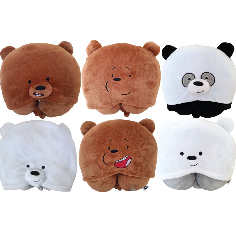 KODE E36E JJ Hoodie Panda Family Bantal Leher Panda Family