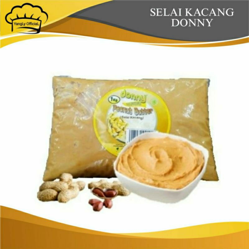

Selai Kacang Merk DONNY Repack 250gr /Peanut Butter