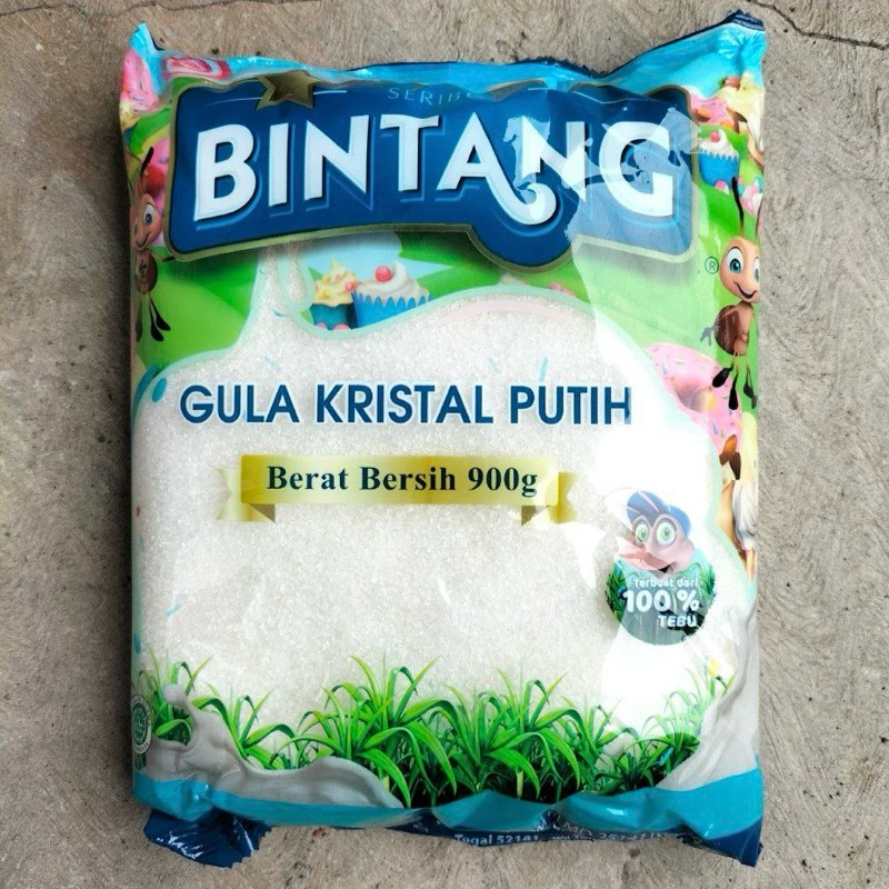

BINTANG Gula Kristal Putih 900gr