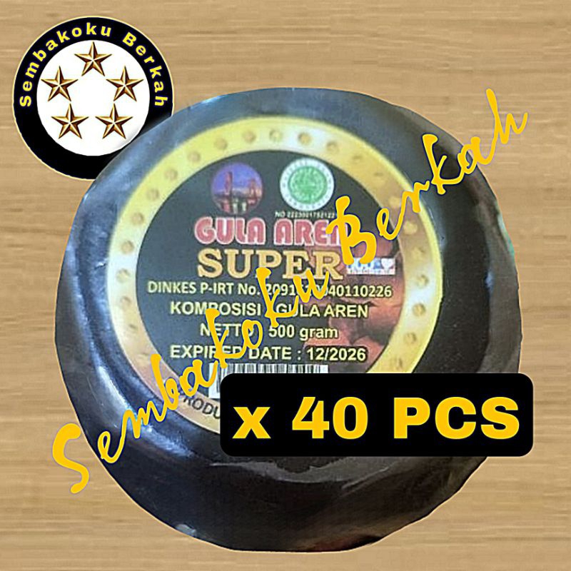 

Gula Batok Aren Super 500Gram x 40 PCS