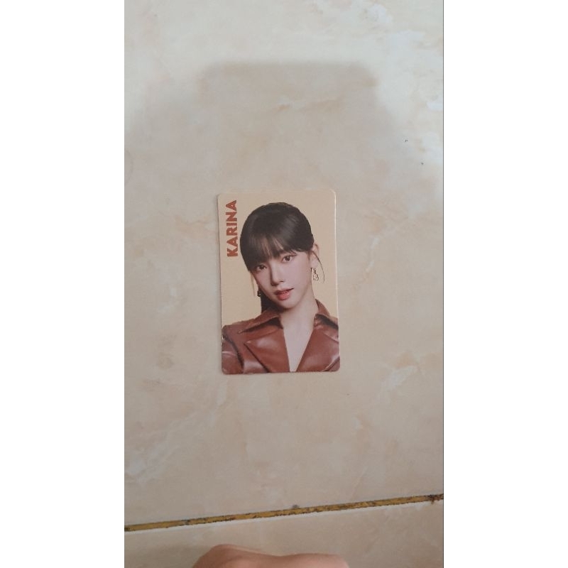 photocard karina aespa