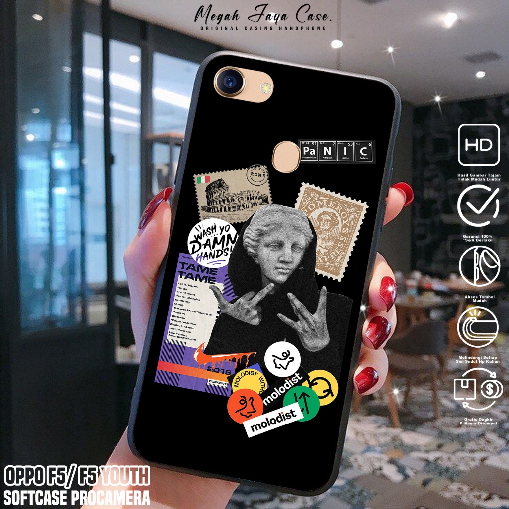 Softcase OPPO F5 / F5 YOUTH - Case Hp OPPO F5 YOUTH / F5 Motif Estetik - Casing Hp Oppo F5 -  Siliko