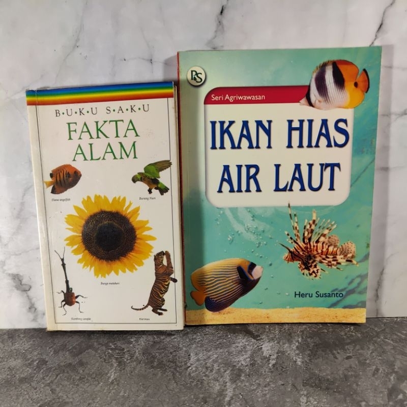 Buku Saku Fakta Alam, Ikan Hias Air Laut, Heru Susanto, Penebar Swadya, Erlangga